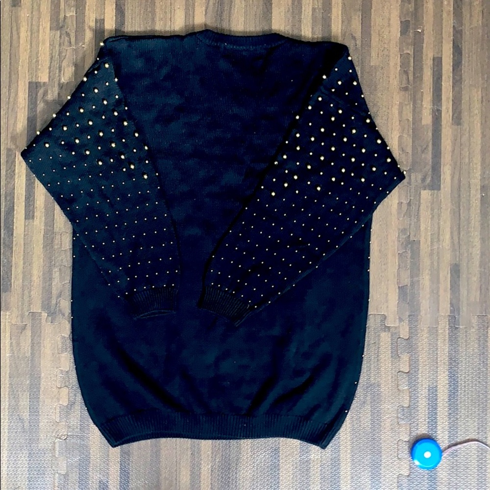 2/$12 deal! Beaded sweater. Vintage - Picture 3 of 3